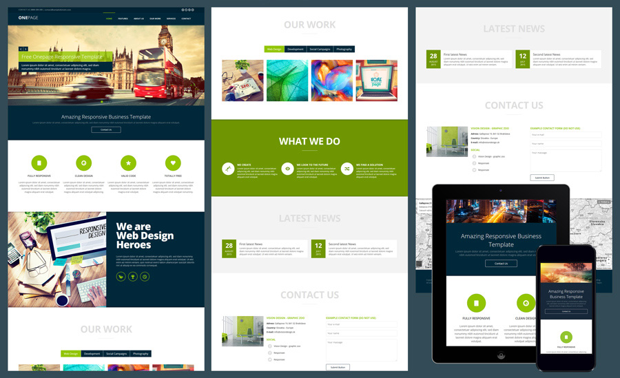 20 Free Responsive Business Website Templates 2022