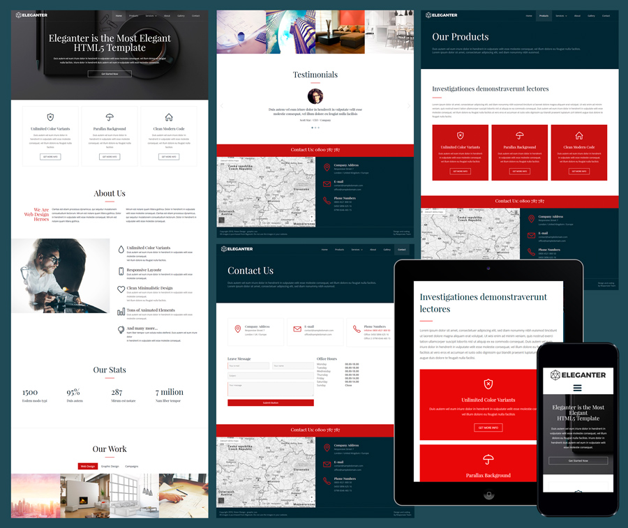 Responsive website Templates Free Download For Business and Personal
