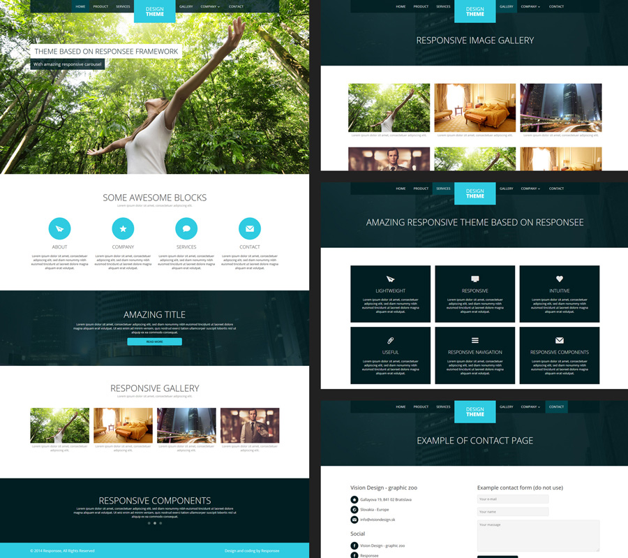 Responsive website Templates Free Download For Business and Personal
